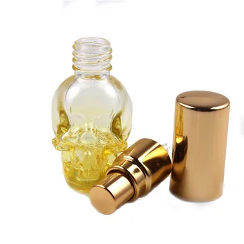 8ml 3D Skullcandy Dizaino Kvepalų Buteliuko Mini Nešiojamų Kelionių Daugkartiniai Kvepalai Purkštukai, Purškimo Butelis Kvapas Siurblio Atveju Tuščias