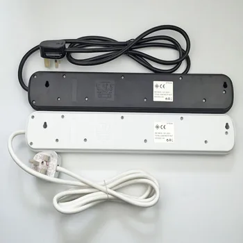 13A 230V UK Plug, kištukiniai Lizdai Smart Power Strip Prijunkite Elektros Maitinimo Adapteris su Nepriklausomų jungiklis
