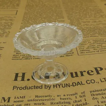 20pcs/daug kawaii turas Ledų taurės imitacijos PVC Plastiko, stiklo 42mm Dirbtinis Parfait Puodeliai Miniatiūrinės Maisto Deco Dalis