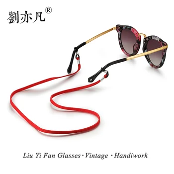 Nemokamas pristatymas akiniai nuo saulės medvilnės kaklo string laido laikiklis akinių dirželio virvelę laikiklį su gera silikono linijos 12colors parinktis