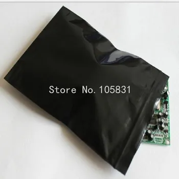 100x Juodas Matinis PE ziplock maišus spalvoto plastiko maišą polybags elektroninių komponentų miltelių pakuotės logotipą spausdinti