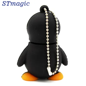 STmagic Gyvūnų pingvinas 64GB usb 2.0 pendrive 4GB 8GB 16GB 32GB pendrive USB 