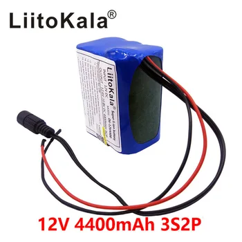 LiitoKala Alta Qualidade Portatil 12 V 4400 mAH De Bateria Litio Recarregavel Baterias Pack Para VAIZDO Kamera VIDURIO GPS 4000 mAH