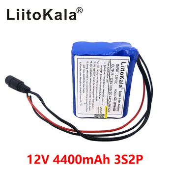 LiitoKala Alta Qualidade Portatil 12 V 4400 mAH De Bateria Litio Recarregavel Baterias Pack Para VAIZDO Kamera VIDURIO GPS 4000 mAH