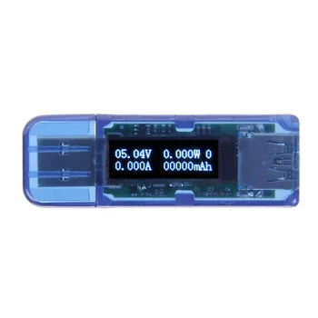 2017 m. Naujos USB 3.0 H Led balta 4 bitų detektorius USB voltmeter ammeter energijos gamybos pajėgumų įtampa srovės testeris, matuoklis galia bankas