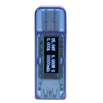 2017 m. Naujos USB 3.0 H Led balta 4 bitų detektorius USB voltmeter ammeter energijos gamybos pajėgumų įtampa srovės testeris, matuoklis galia bankas