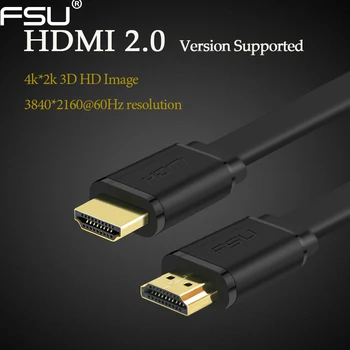 HDMI Kabelis Vyrų Vyrų Kabelis 0,5 m 1m 1,5 m 2m 3m HDMI 2.0 Kabelis paramos 4K 3D TELEVIZORIŲ, PS3 Projektorius, Kompiuteris HDTV