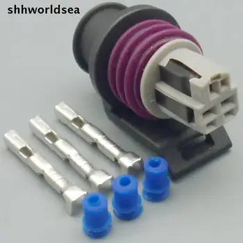 Shhworldsea Nemokamas pristatymas 3 pin 1,5 MM automobilio elektros tinklo lizdo moterų terminalo 1539725715397149 GT150 3p vandeniui Jutiklio jungtis