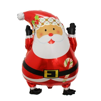 Santa Claus Aliuminio Folija Balionai Adornos navidad 2016 Didelis dydis Balionai Helio Šalies Prekių Kalėdų dovanos 47x63cm CP0868