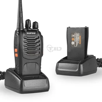 2vnt BaoFeng BF-888S Walkie Talkie UHF400-470MHZ Nešiojamų Kumpis baofeng 888s CB Radijo comunicador BF-888S radijo stotelė