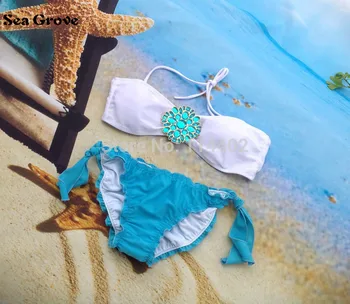 Prekės Maudymosi Moterų 2016 Naujas Atvykti Seksualus Bikini Seksualus kalnų krištolas Moterų maudymosi Kostiumėliai Moterų Paplūdimio maudymosi kostiumėlį, maudymosi kostiumą