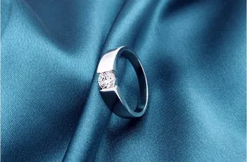 2016 naują atvykimo aukštos kokybės 925 sterlingas sidabro cirkonis kristalų mėgėjams'couple žiedai, papuošalai, dovana lašas laivybos