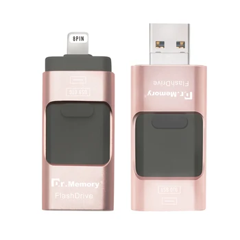 Karšto Pardavimo Žaibo Micro USB ir USB 2.0 3 In 1 USB Falsh Ratai 