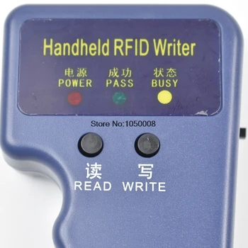 125Khz Nešiojamą RFID Skaitytojui Rašytojas ID Pulteliais Kortelę, popierinės kopijavimo aparatų matricos Kopijuoklis + 5vnt Rašyti T5577 Epoksidinės Klavišus