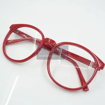 Karšto anime no Kyokai kanata raudonas apvalus rėmo akiniai Kuriyama Mirai cosplay raudoną rėmelį puikus kawaii didelis apvalus rėmo akiniai CS55