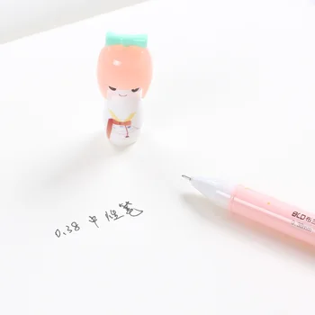 4X Mielas Miela Mergina iš Japonijos Lėlės Gelio Rašiklis Pasirašymo Pen Rašymo Įrankis Mokyklos Buveinė Tiekimo Studentų Raštinės reikmenys