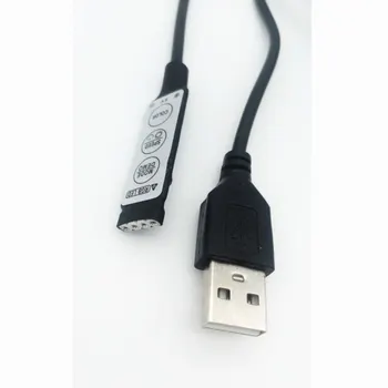 3pcs DC 5V USB LED RGB Valdiklis 