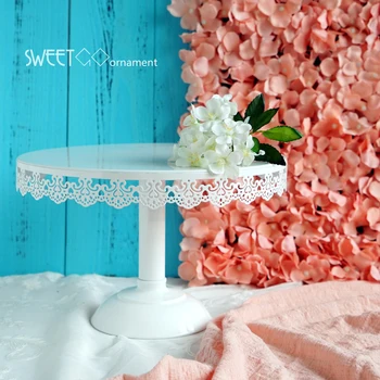 SWEETGO Nėrinių tortas stovi 10/12 colių minkštas tortas dekoravimo priemonės vestuves bakeware nuotakos dušas caketable