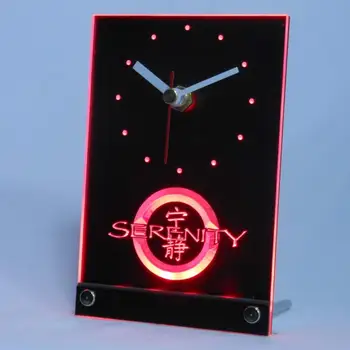 Tnc0229 Firefly Ramybės Stalas Stalas 3D LED Laikrodis