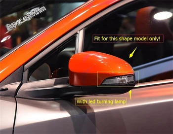 Toyota C-HR CHR. 2016 M. 2017 M. 2018 M. ABS Daugiau Mados Pusės galinio vaizdo Veidrodis Apdailos Juostelės Rėmo Dangtis Apdaila / su LED posūkių Žibintas