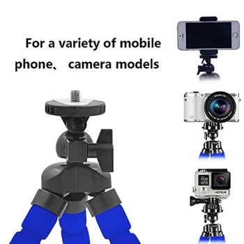 EDAL Aliuminio Lydinio Nešiojamų ir Aukščio Trikojis Stovas Laikiklis iPhone/Telefoną/Fotoaparatą su universaliu Įrašą ir Nuotolinio