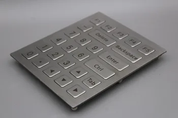 Metalo Skaičių klaviatūros Pramonės klaviatūros Nerūdijančio plieno klaviatūra