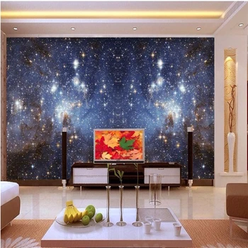 Beibehang tapetai, 3d foto kambarį miegamasis fone fotografijos galaxy pasirašyti popierius sienų freskos-3d papelle parede tapete