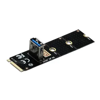 Didysis Q NGFF PCI-E pci express Stove Kortelės M. 2 Lizdas PCIe Plėtros Kortelę Konverteris USB 3.0 Adapteris bitcoin Miner