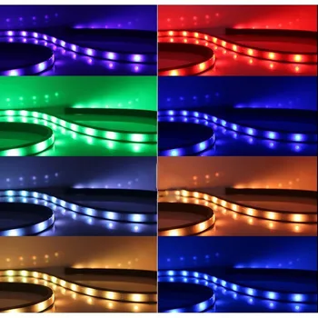 4pcs RGB LED Pagal Automobilio Švytėjimas Underbody Sistema Neoninės Šviesos Kit W/garso ir Kontrolės 60CM+90CM