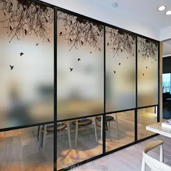 Nemokamai dydis individualų stiklo langų plėvelė, tamsintas langas, filmai stumdomomis durimis biuro statinis kabintis nuimamas