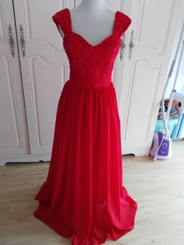 ZJ5014 dviejų pečių aqua sidabro, mėlynos, raudonos spalvos ilgą šifono šalis, elegantiško dizaino nėrinių bridesmaid, suknelės, plius dydis 2-26W
