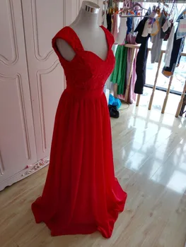 ZJ5014 dviejų pečių aqua sidabro, mėlynos, raudonos spalvos ilgą šifono šalis, elegantiško dizaino nėrinių bridesmaid, suknelės, plius dydis 2-26W