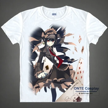 Anime Danganronpa Dangan Ronpa Cosplay Kostiumai, Print T Shirts Kuma Juokingi marškinėliai Trumpas Rankovėmis Viršūnes Atsitiktinis Tees
