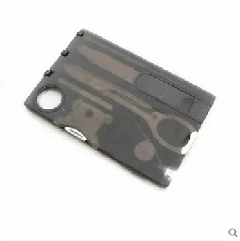 H505 Nemokamas pristatymas EDC žaidėjai turi Daugiafunkcį Saber kortelės / priemonės kortelė Priemones, Piniginėmis Priemonėmis Su LED