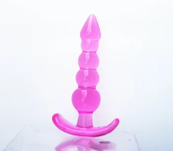 Jelly anal plug sekso žaislai Pagoda butt plug Karoliukai prostatos masažas analinis seksas produktai vyrams ir moterims