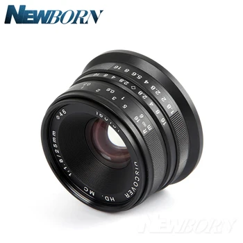 Juoda/Skiedra 25mm F/1.8 HD MC Rankinio Fokusavimo Objektyvas Sony NEX E Mount Kamera A7 A7R A7S A7RII A7SII A6300 A6000 NEX-7
