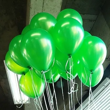 100vnt 12inch Žalia latekso balionas oro kamuoliai, pripučiami vestuves apdailos gimtadienio vaikas šalies Plaukti balionai Nemokamą apsipirkimą
