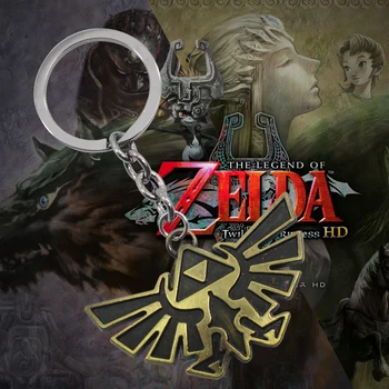 2017 Naujas Bronzen Plunksnos Formos KeyChains The Legend of Zelda 