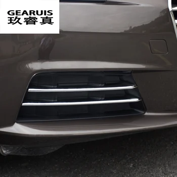 Automobilio rūko žibintai padengti grotelių skersiniai automobilio rūko žibintai padengti Automobilio stiliaus Nerūdijančio plieno/ABS apdailos juostelės, skirtos Audi Naujas A4 B9 2017
