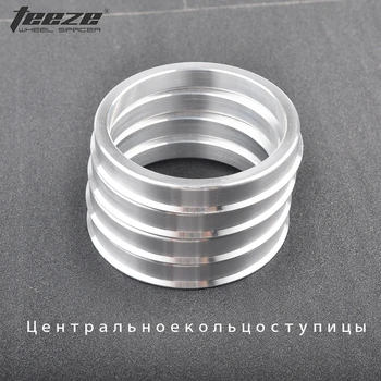 4Pieces/set Aliuminio varantys centras hub žiedai OT 74.1 ID 65.1 automobilių reikmenys nuotakyno orientuotas žiedai nemokamas pristatymas