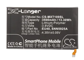 Cameron Kinijos 3500mAh Baterija EU40, SNN5925A už Motorola Droid Maxx, Droid Ultra XT1080, Droid XT1080 MAXX, XT1080M