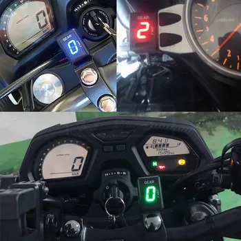 Motociklo LCD Elektronikos 6 Greičio 1-6 Lygį Pavarų Indikatorius Skaitmeninis Pavarų Metro Harley Dyna iniezione 1450 1580 Wide Glide