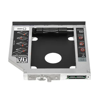 2nd HDD Caddy 12,7 mm SATA į SATA Adapteris HP Nešiojamas kompiuteris PATA CD DVD ROM Optinių Bay HD6530-SS