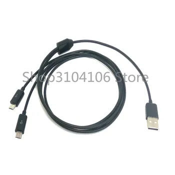 Duomenų perdavimo įkrovimo kabelis USB moteris vyras 2 Micro USB skirstytuvo įkrovimo dviejų 