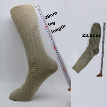 Fcare 6PCS=3 poros calcetines Vyrų įgulos 44, 45, 46, 47 plius dydis didelis Pavasario žiemos dezodorantas verslo ilgos kojos medvilnės kojinės