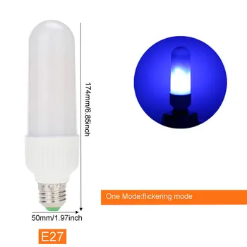 NAUJAS E26 E27 Modeliavimas Liepsnos Poveikis 5W B22 Kaištiniai LED Liepsnos Poveikio, Gaisro Lempučių Mirgėjimas Emuliacija Dekoratyvinių Lempų 220V