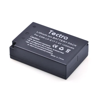 Tectra 4pcs LP-E17 LP E17 Baterija Akku +USB Dual Kroviklis Canon EOS 200D 750D 760D 800D 8000D M3 M5 Sukilėlių T6i T6s Kameros