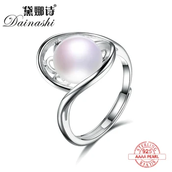 Dainashi dizaineris, dizainą, unikalų stilių atitinka tendencija 925 silver pearl keičiamo dydžio žiedai smulkūs papuošalai moterims, dovanos