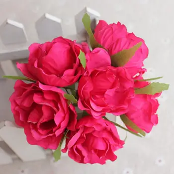 6 vnt 4 cm dirbtinio Šilko imitacijos Rožių Galvos Dauguma namų puošmena vestuvių mažas rožių puokštė apdaila