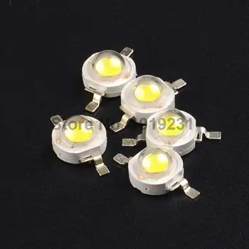 10VNT 3W High Power LED Lustai Karoliukai Lemputė Diodų Lempos Cool White LED Prožektorius